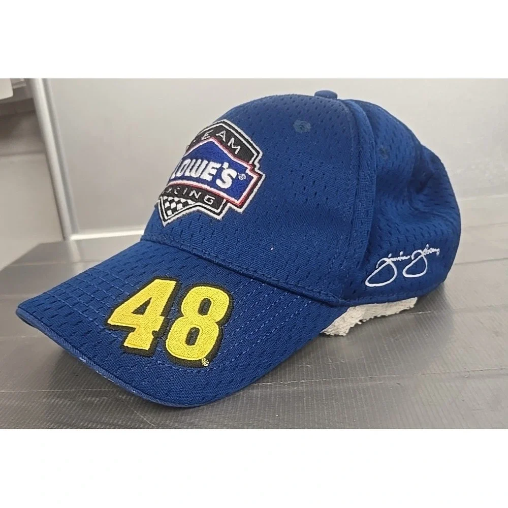 Hendrick Motorsports Team Issued Lowe's 48 Jimmie Johnson Hat Cap NASCAR Racing